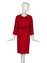 Andrew Gn Dress and Jacket With Belt
