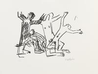 Fritz Wotruba, (Austrian, 1907-1975), Variations on Wagner's Ring, 1967 (suite of fourteen works)