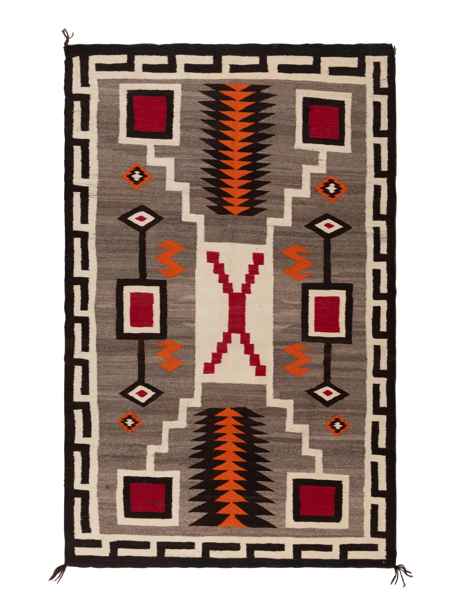 Navajo Storm Pattern Weaving [Rug]