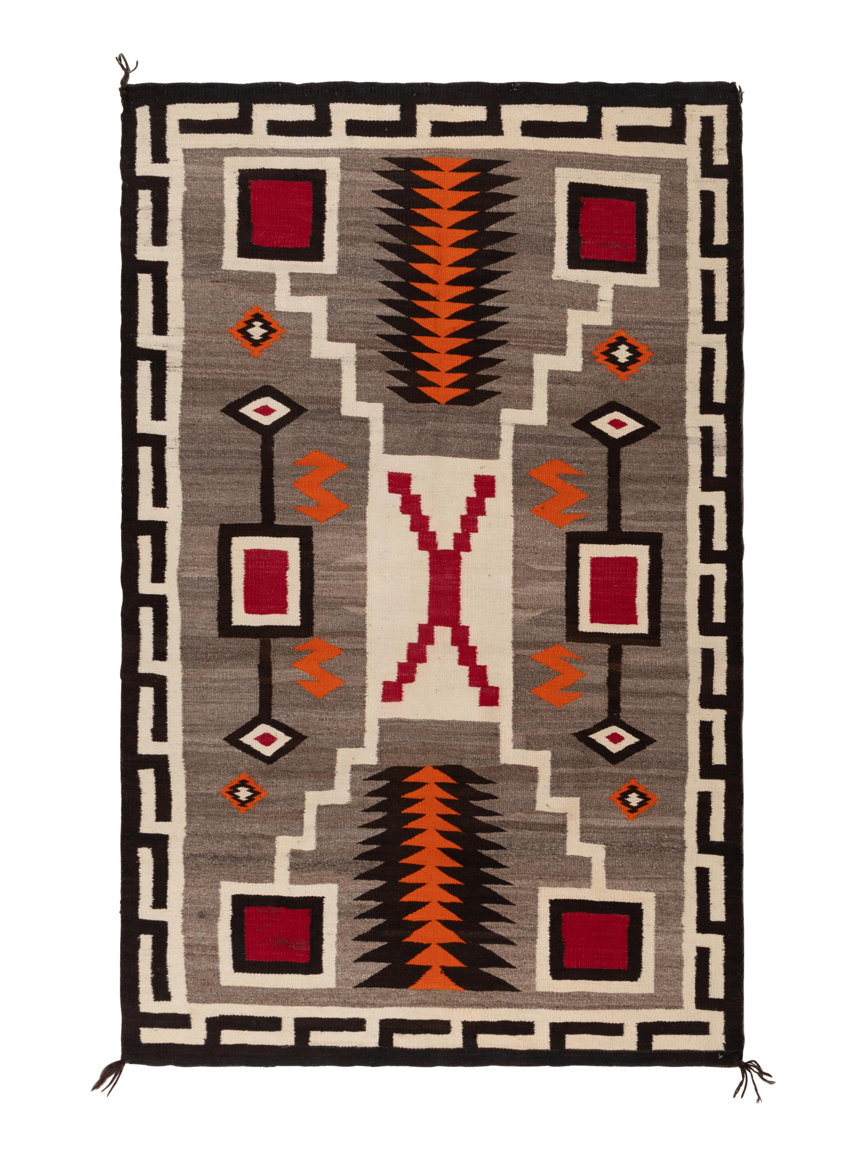 Navajo Storm Pattern Weaving [Rug]