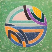 Frank Stella, (American b. 1936), Sinjerli Variation Squared on Colored Ground II, 1981