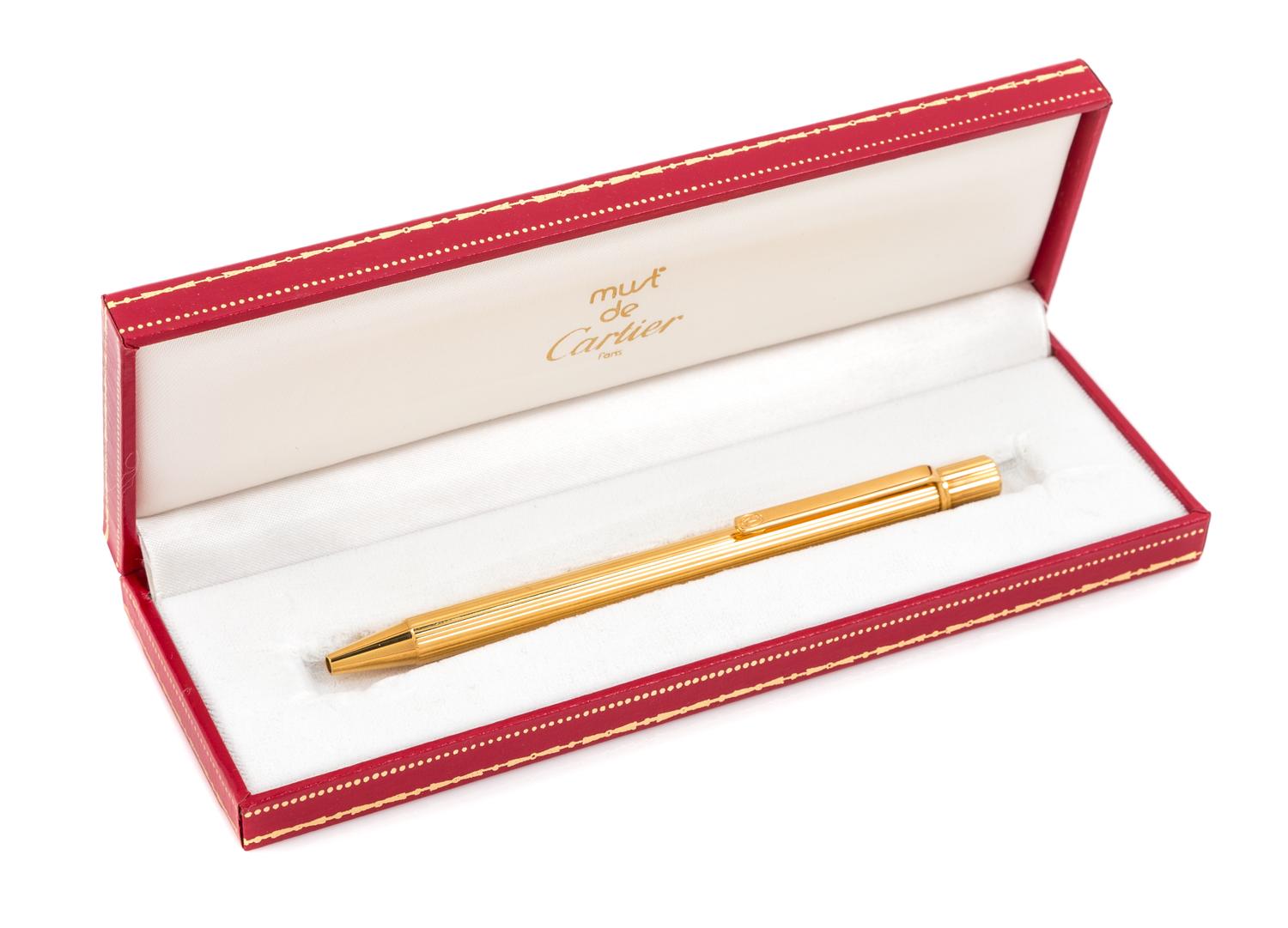 A Must de Cartier Gold-Plated Roller Ball Pen