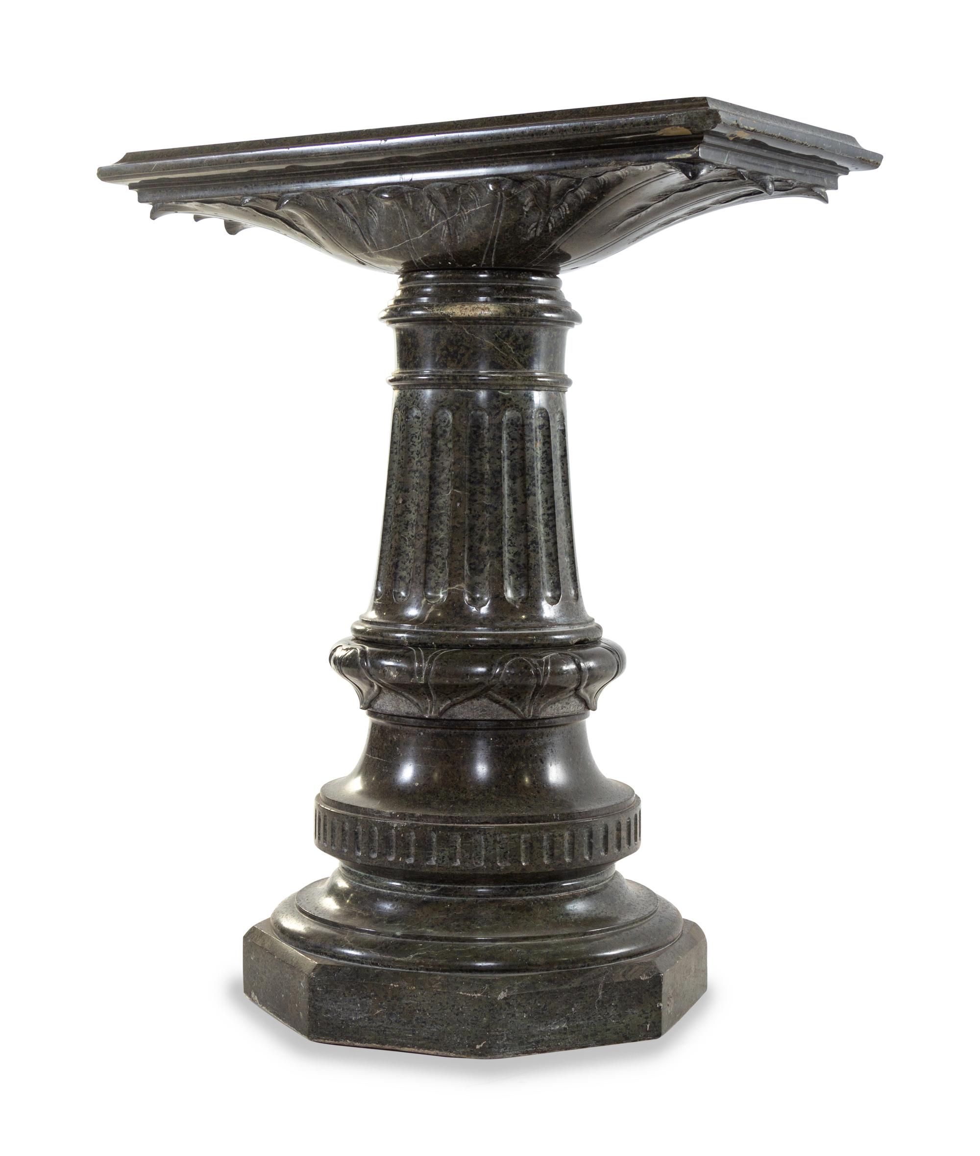 A Continental Marble Column