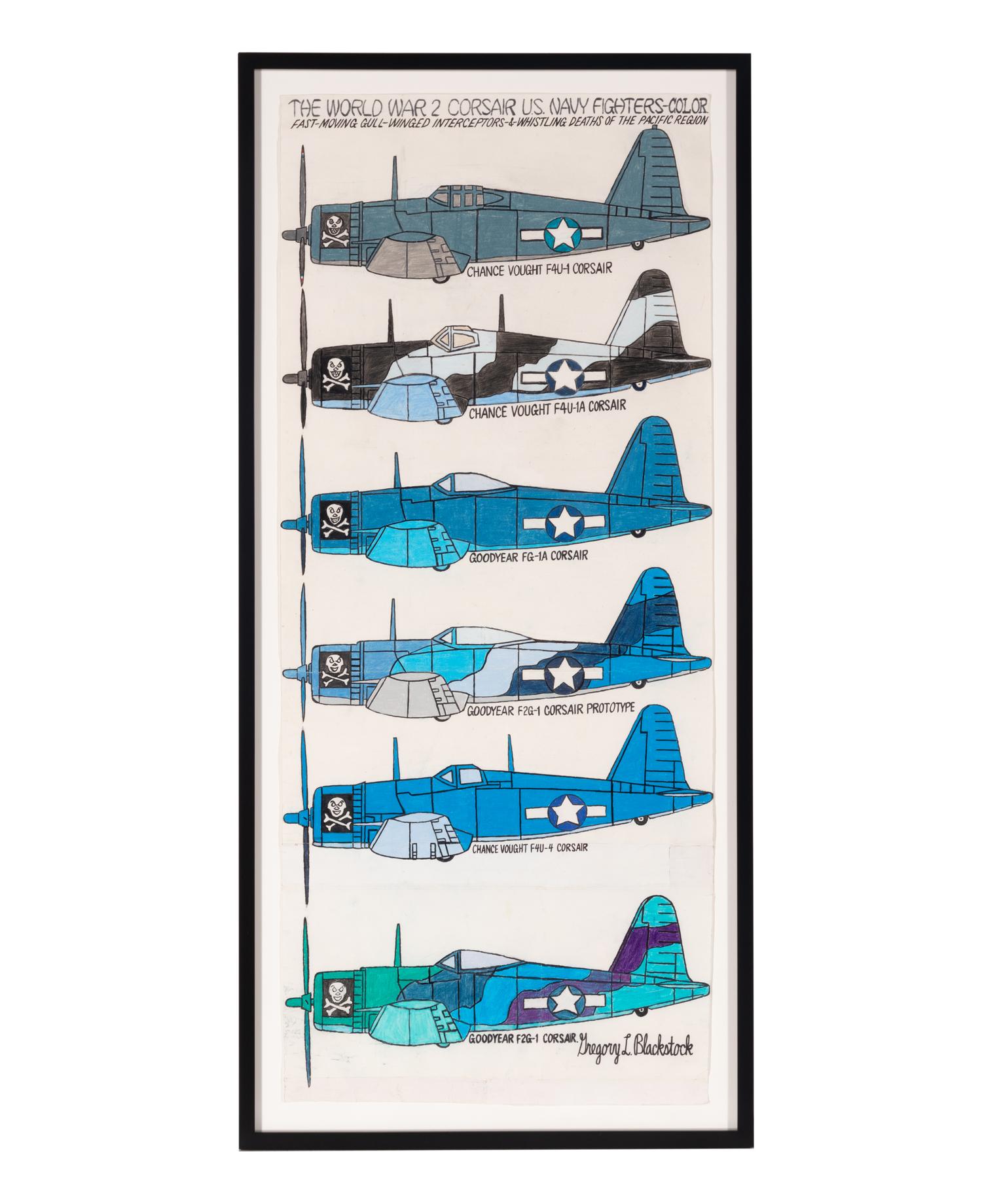 BLACKSTOCK, Gregory (1946-2023). The WW2 Corsair US Navy Fighters . 2011.