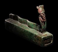 An Egyptian Bronze Snake Coffin