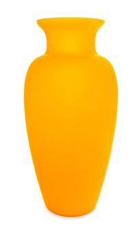 An Italian Glass Vase Height 19 7/8 inches.