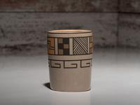 Polished Polychrome Pottery Cup