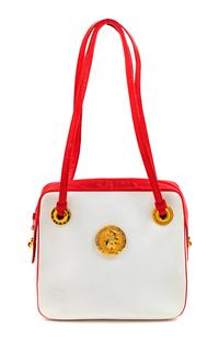 Judith Leiber Red and White Bag