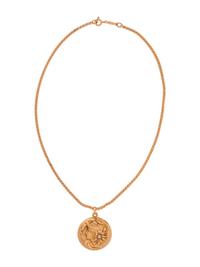 ART NOUVEAU, YELLOW GOLD AND DIAMOND LOCKET NECKLACE