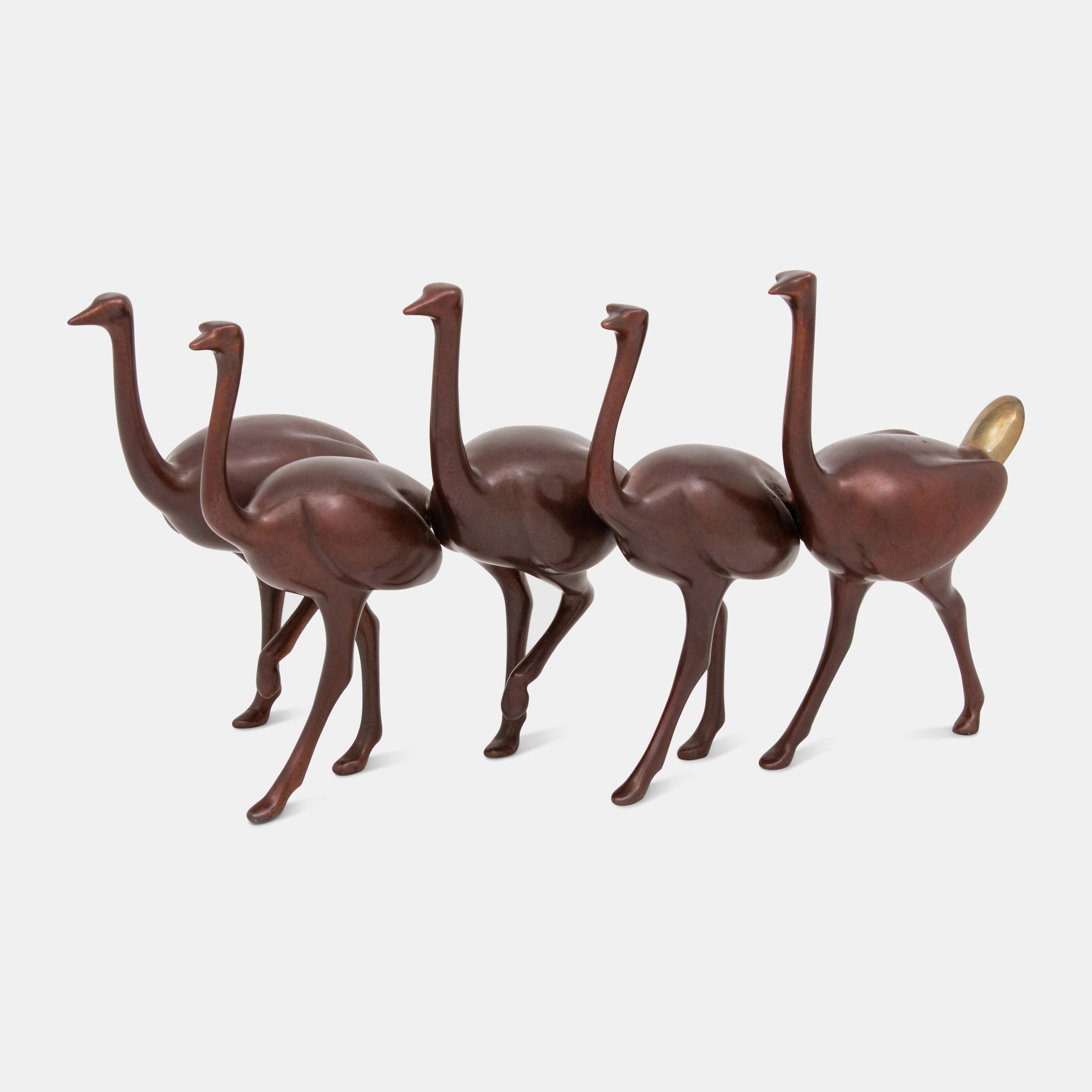 Running Ostriches Sculpture edition 66/1250