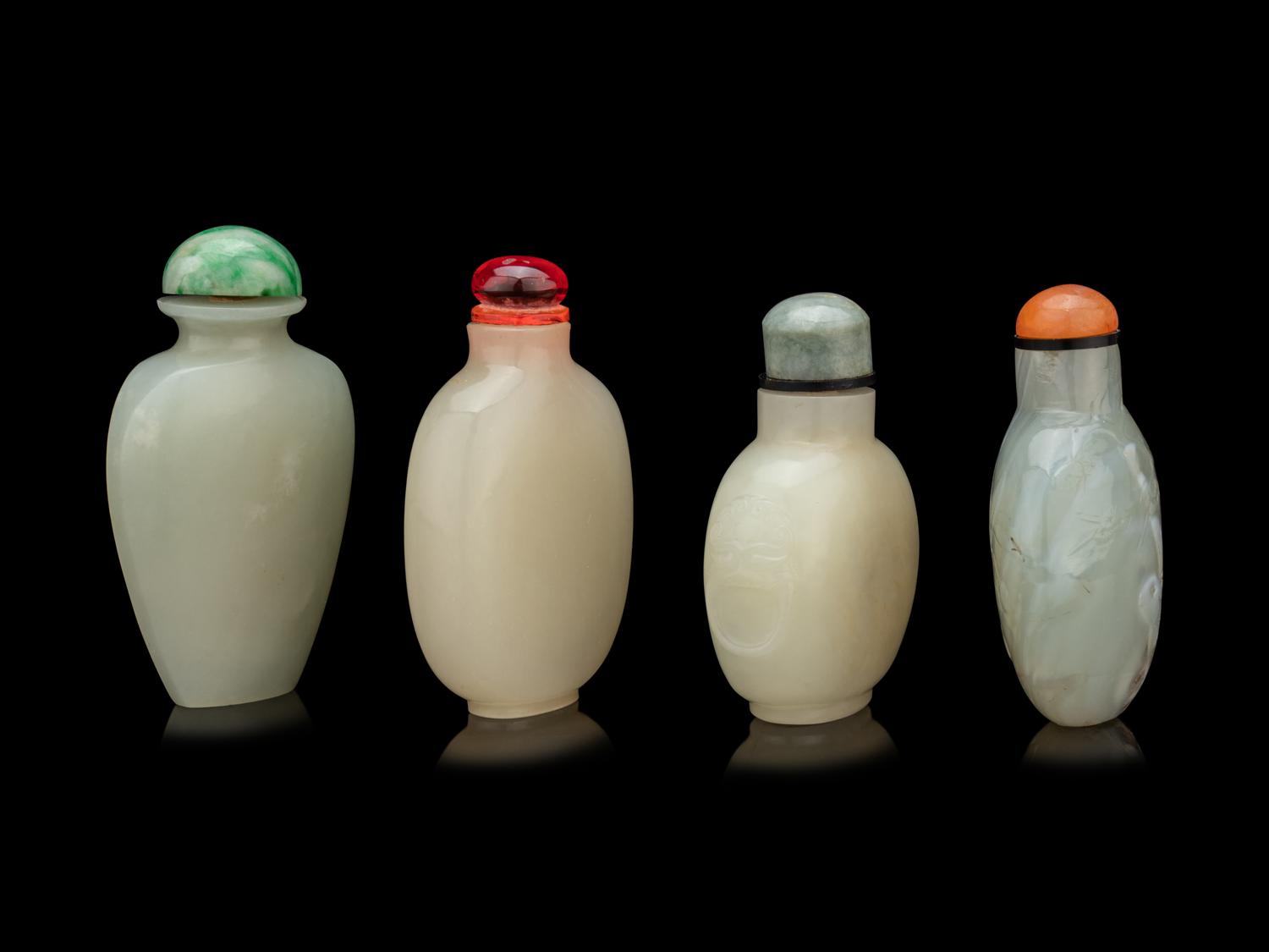 Four Chinese Snuff Bottles