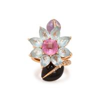Multigem Flower Ring