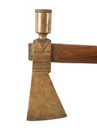 Plains Pipe Tomahawk, with Brass Head and Removable Bowl