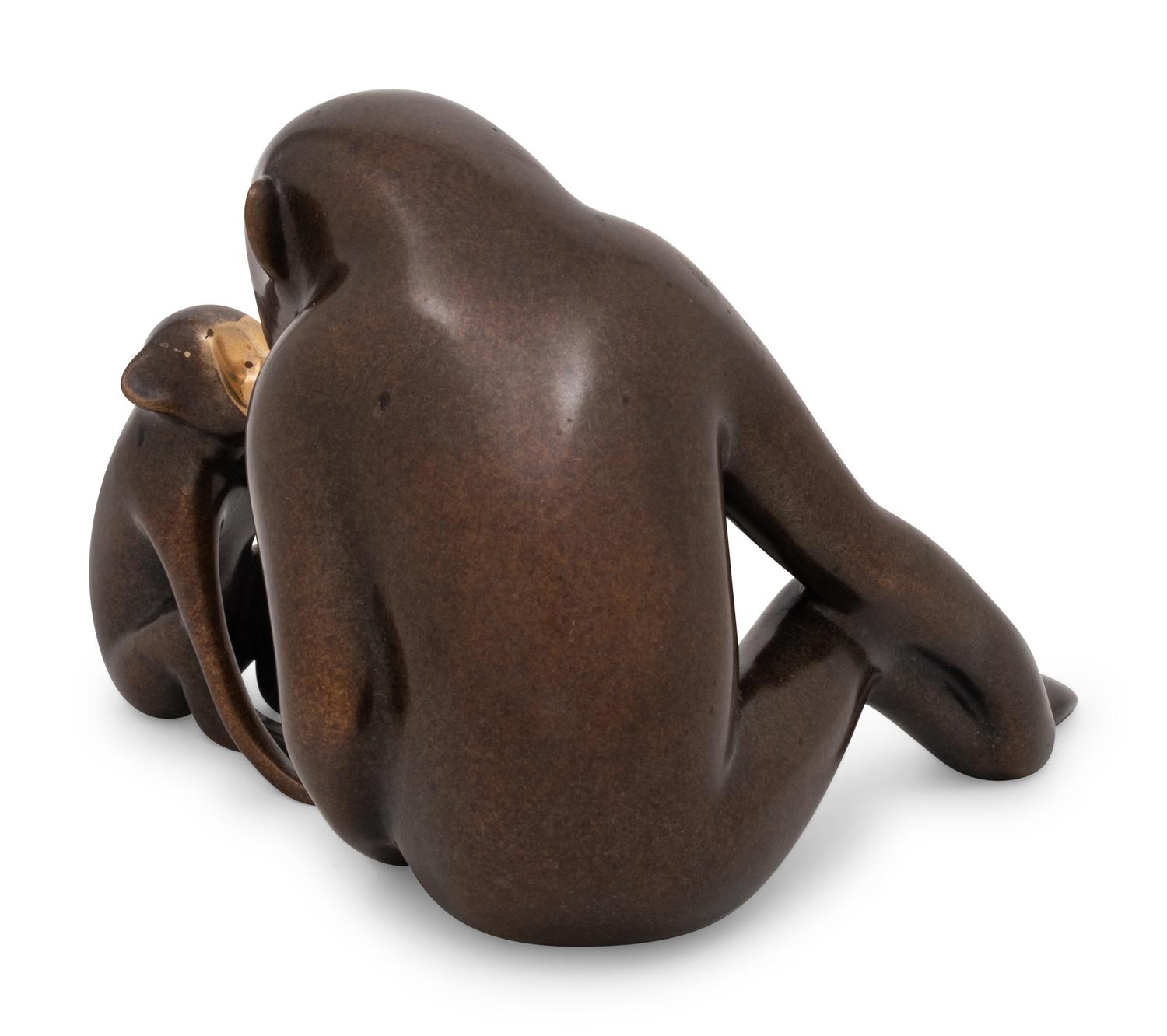 Chimp and Baby Sculpture edition 199/250