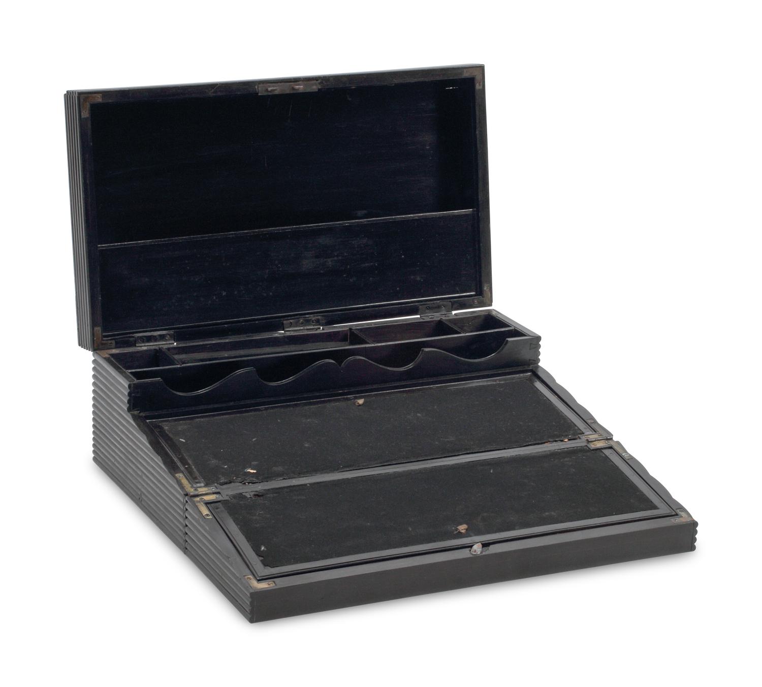 An Anglo-Colonial Ebonized Writing Slope