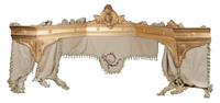 A Victorian Giltwood Valance Width 96 inches.