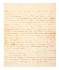 [CIVIL WAR]. 2 letters written to the wife of Captain John H. Black, 12th Pennsylvania Cavalry.