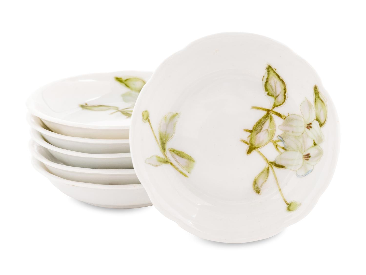 A Gardner Porcelain Fruit and Cheese Service
