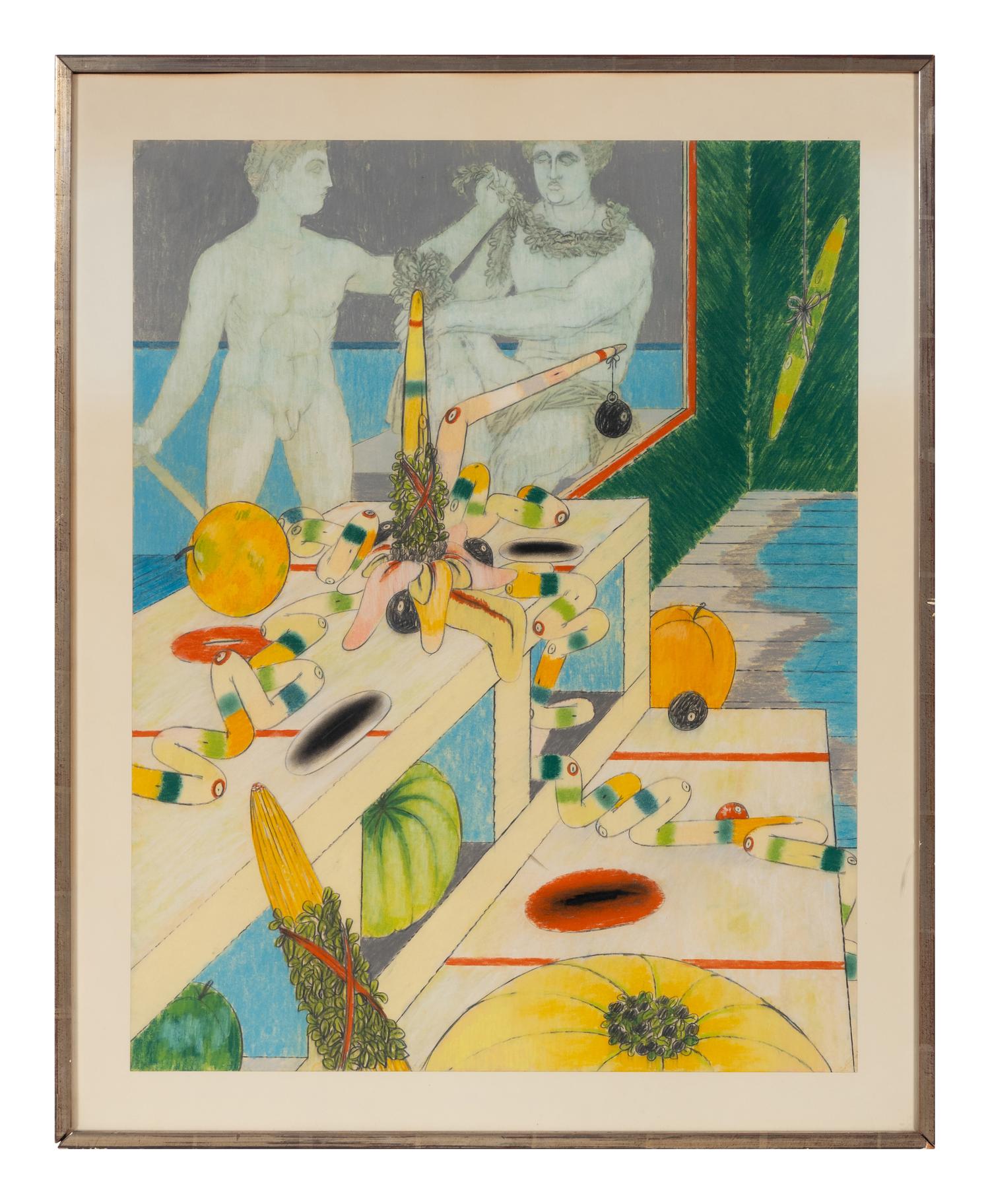 Untitled (Study for Fantastic Garden), 1962