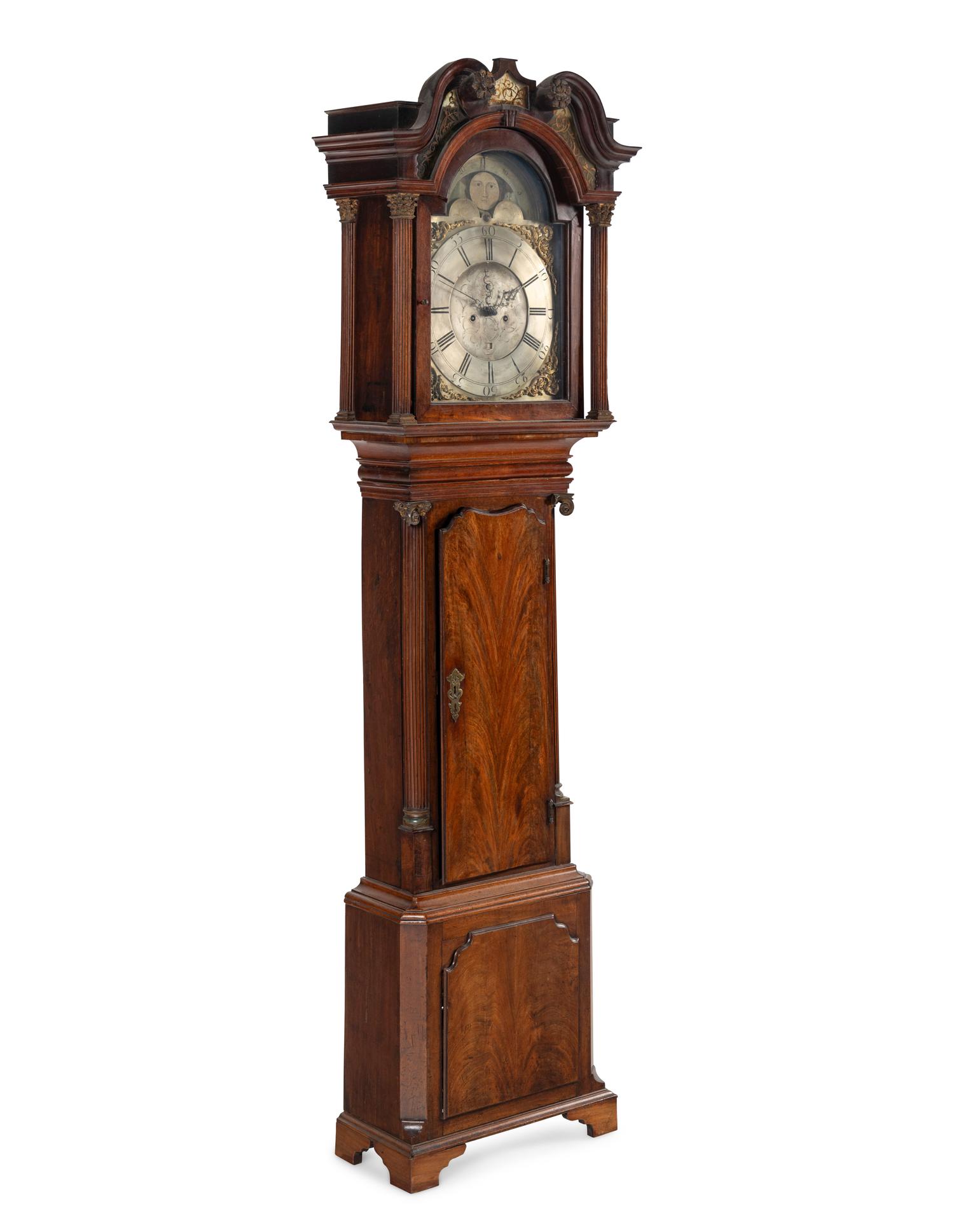 A George III Mahogany Tall Case Clock