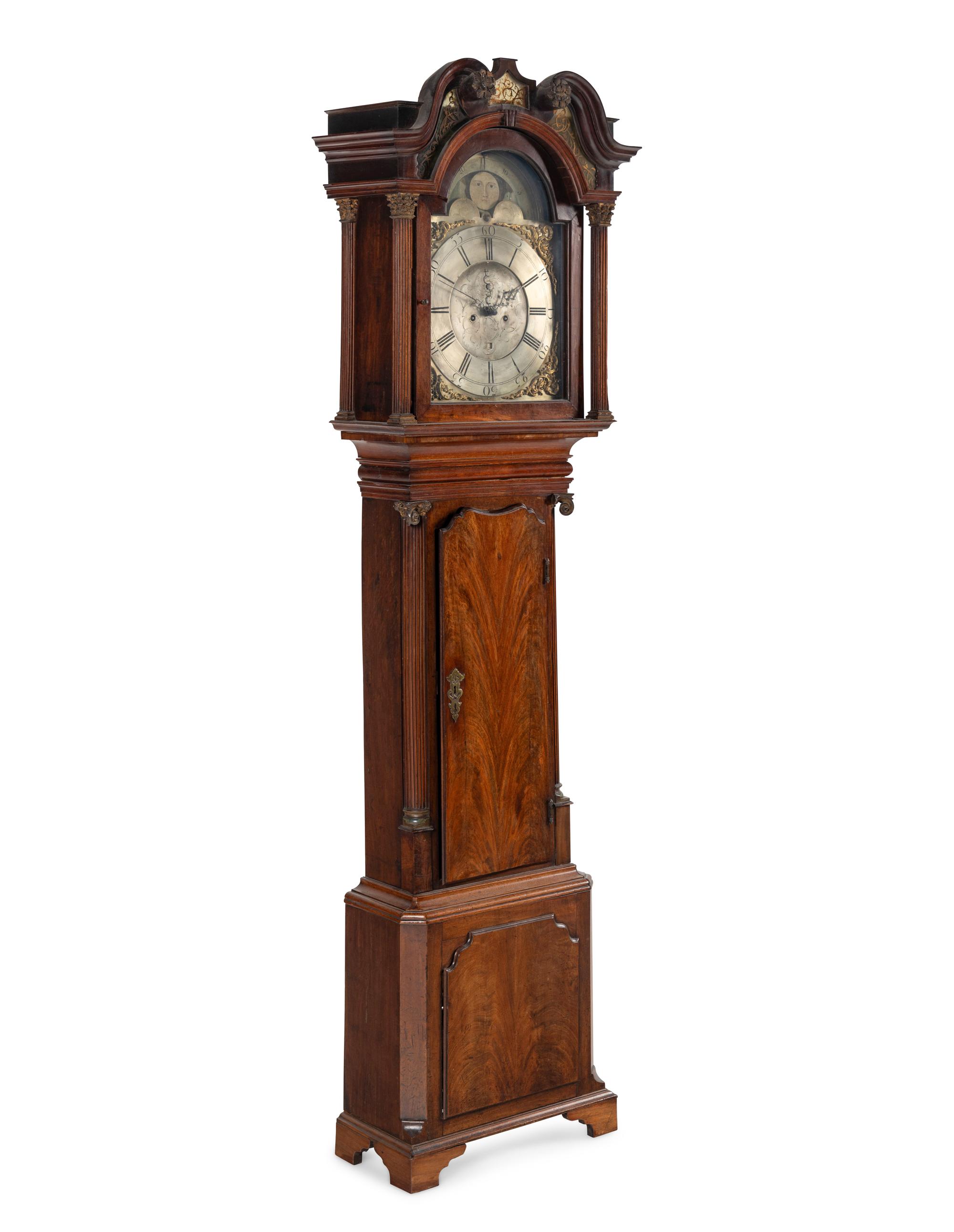 A George III Mahogany Tall Case Clock