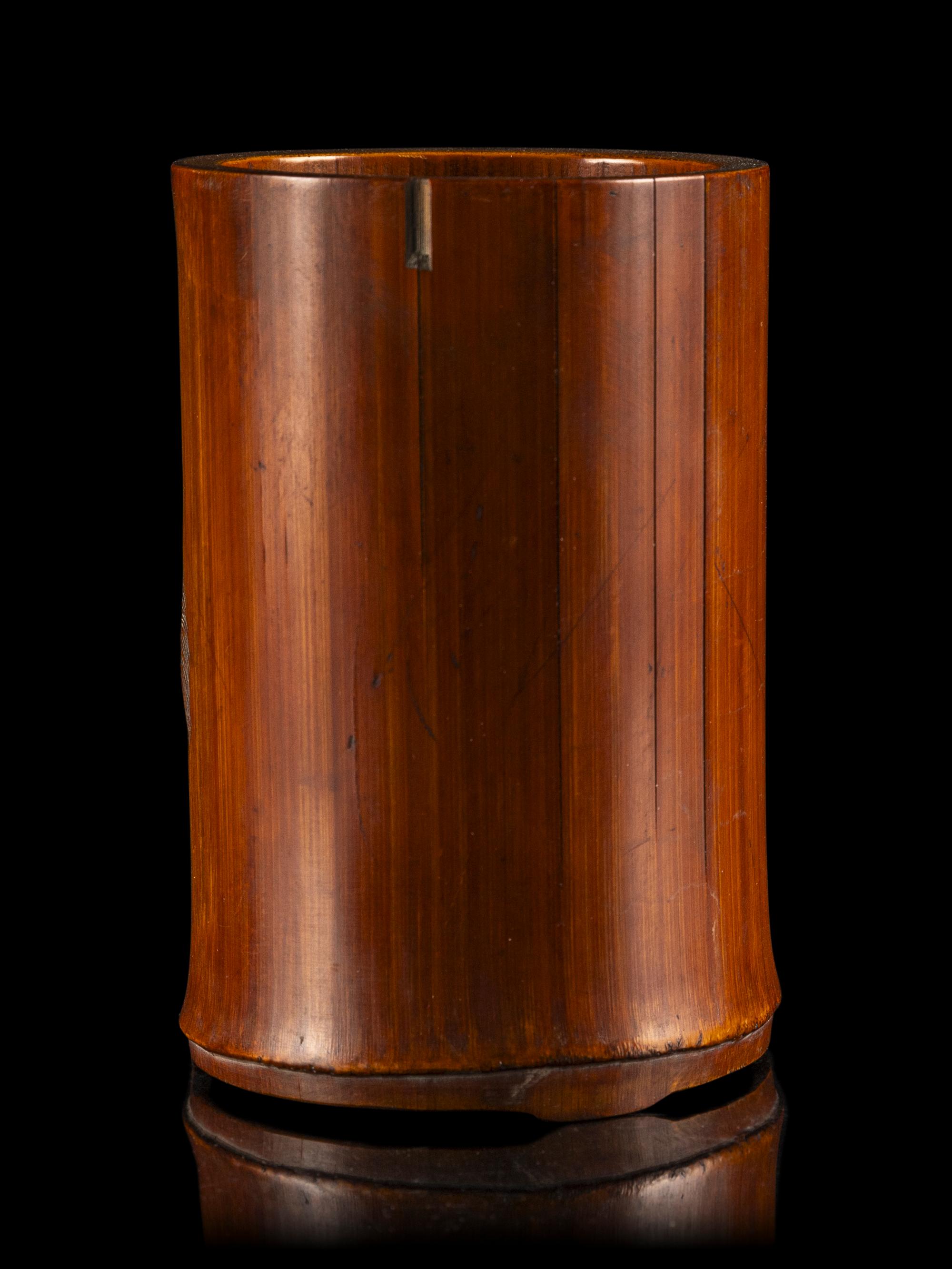 A Chinese Bamboo Brushpot, Bitong