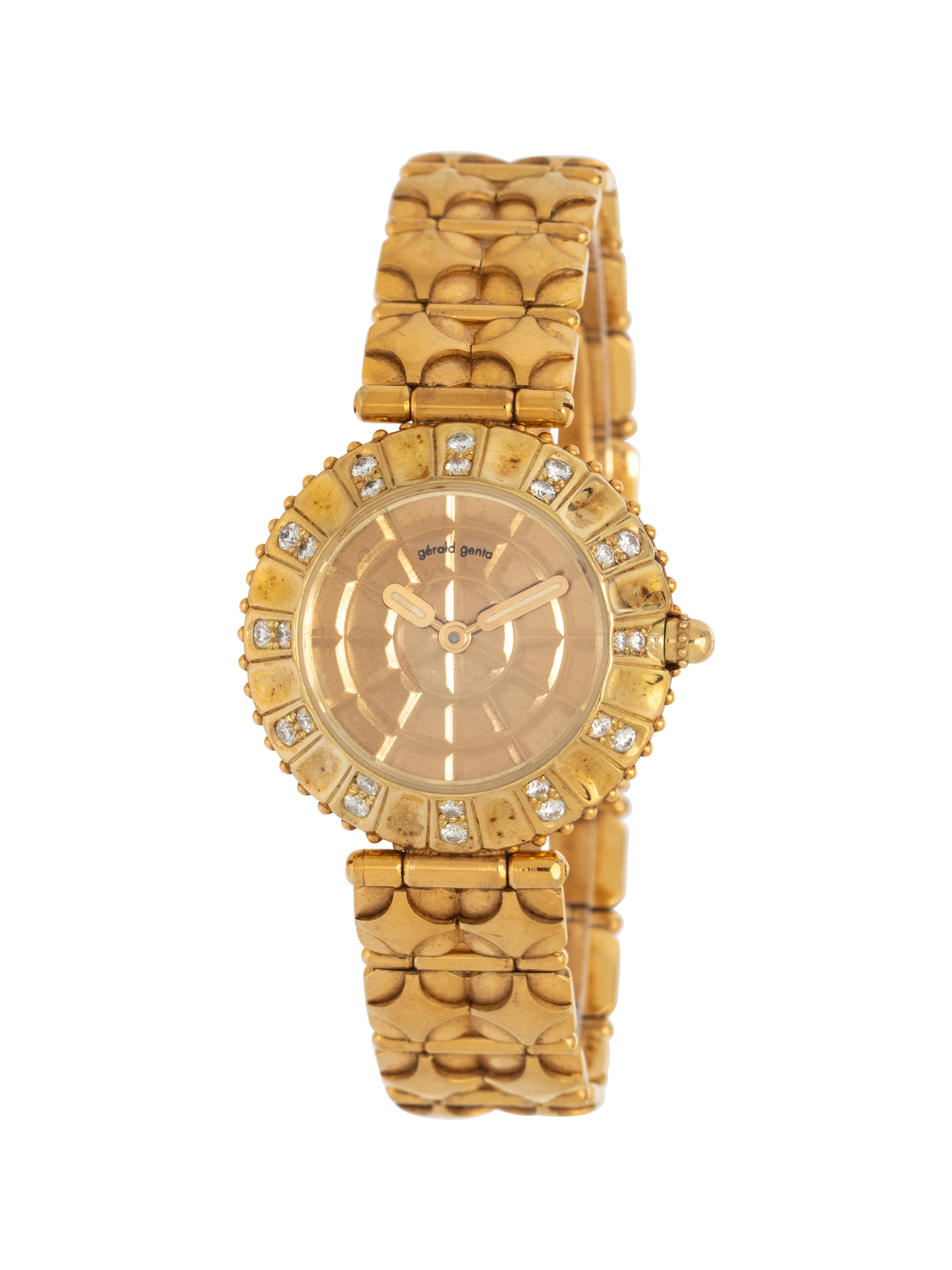 GÉRALD GENTA, 18K YELLOW GOLD WATCH