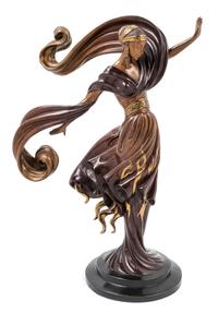 Erte (Romain de Tirtoff), (Russian/French, 1892-1990), Flames of Love ed. 293/350