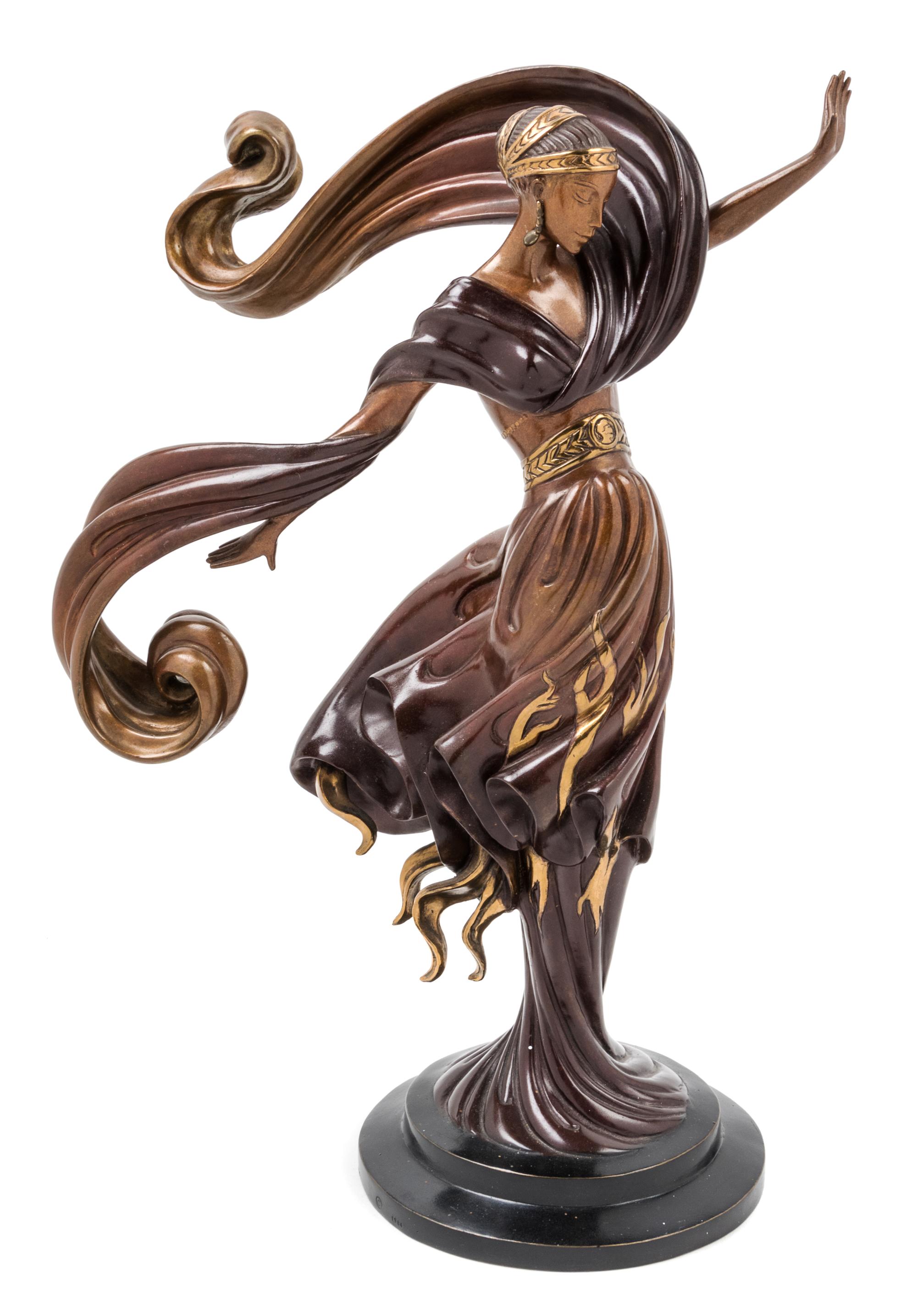 Erte (Romain de Tirtoff), (Russian/French, 1892-1990), Flames of Love ed. 293/350