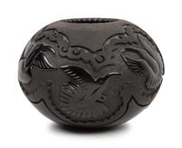 Micaceous Blackware Jar