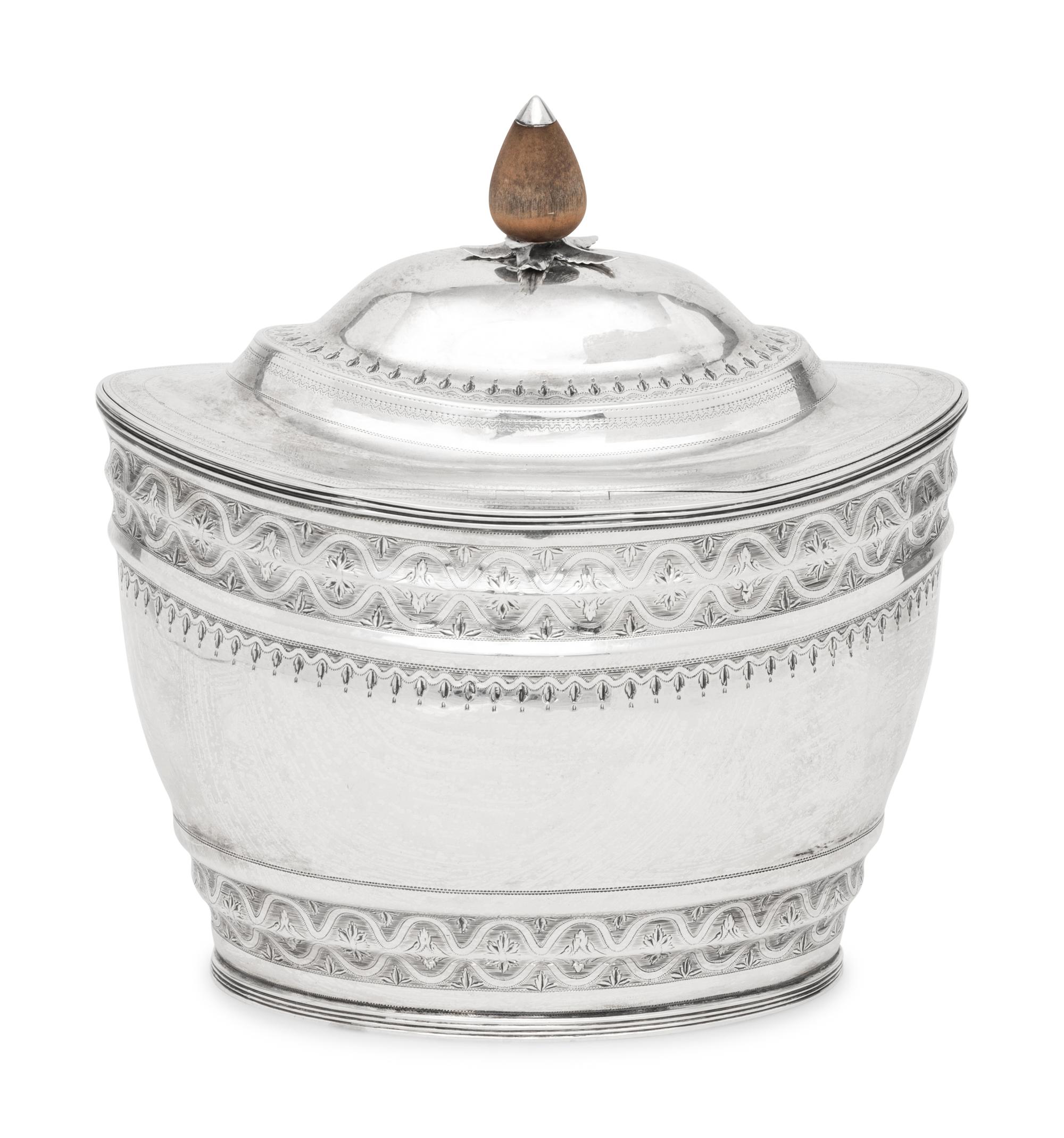 A George III Silver Tea Caddy
