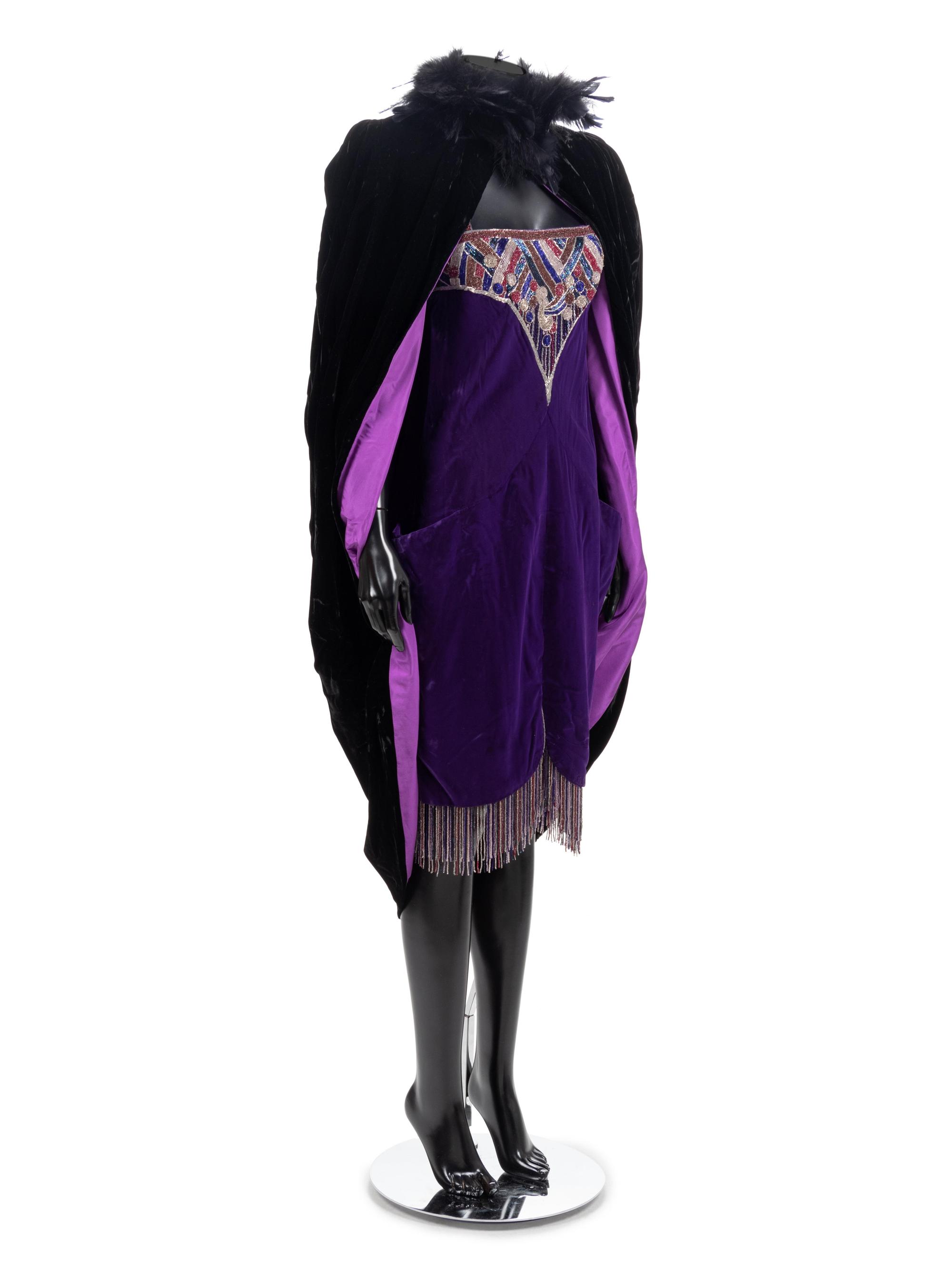 Emanuel Ungaro Velvet Evening Ensemble, 1970-80s