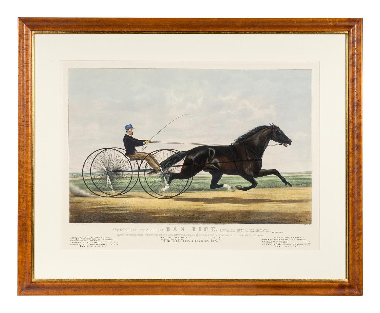 [HORSE RACING SCENES] -- CURRIER and IVES, publishers -- After John Cameron, or Scott Leighton