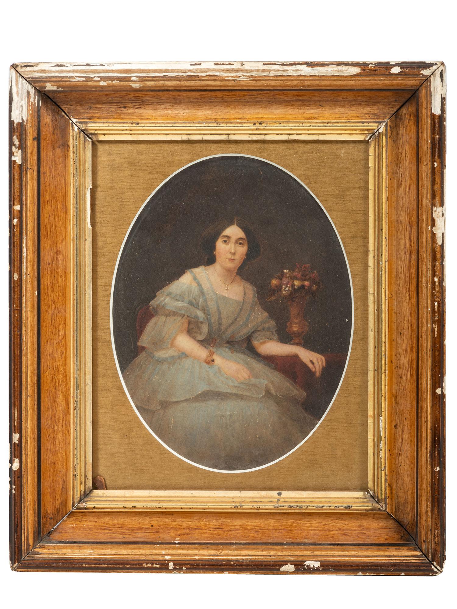 [EARLY PHOTOGRAPHY]. A group of 2 portraits by prominent New Orleans photographers, including Francois Moissenet and E. Jacobs, comprising: