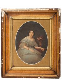 [EARLY PHOTOGRAPHY]. A group of 2 portraits by prominent New Orleans photographers, including Francois Moissenet and E. Jacobs, comprising: