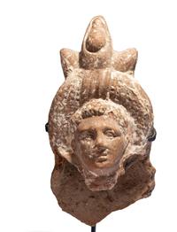 An Egyptian Terracotta Head of Aphrodite-Isis