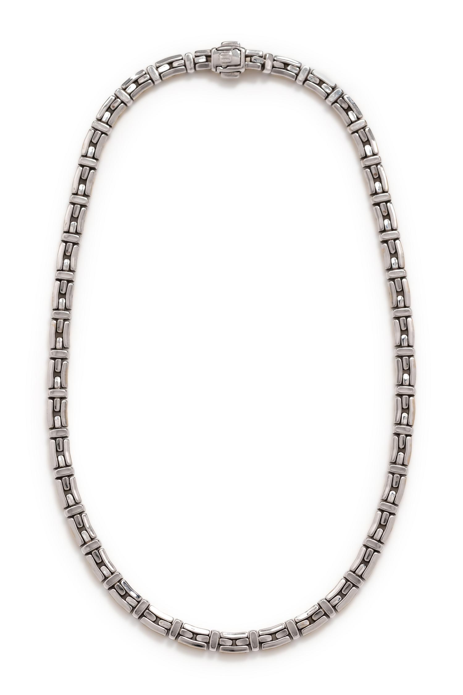 CHIMENTO, BICOLOR GOLD NECKLACE