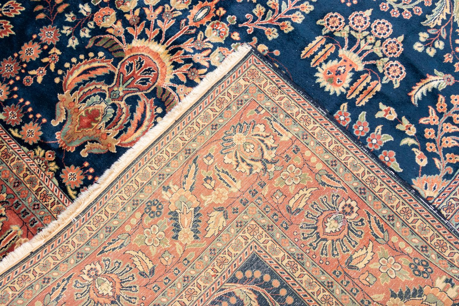 An Indo Mohajeran Sarouk Wool Rug