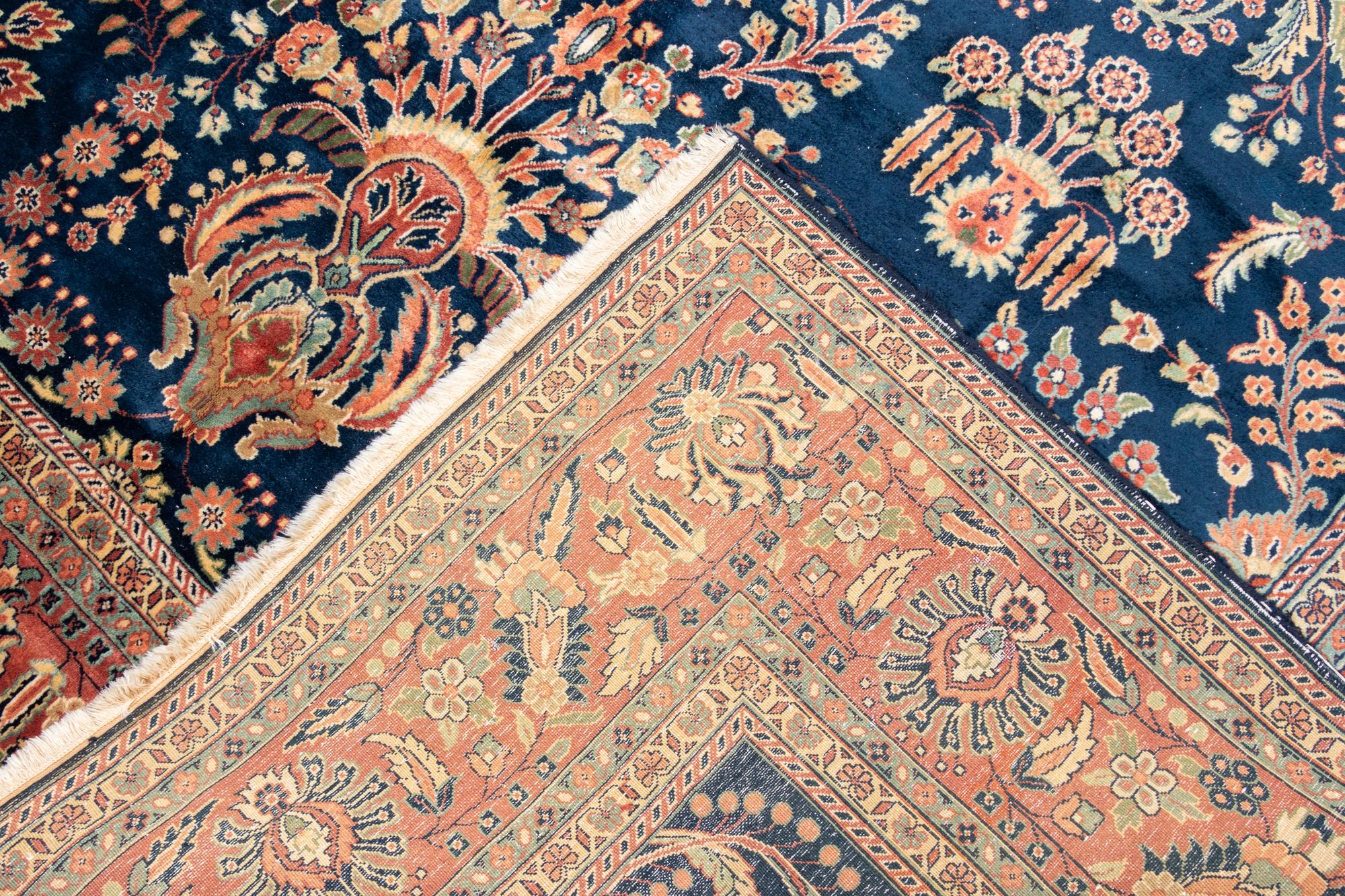 An Indo Mohajeran Sarouk Wool Rug