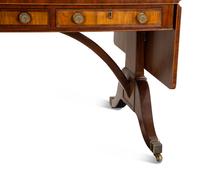 A William IV Style Walnut Library Table