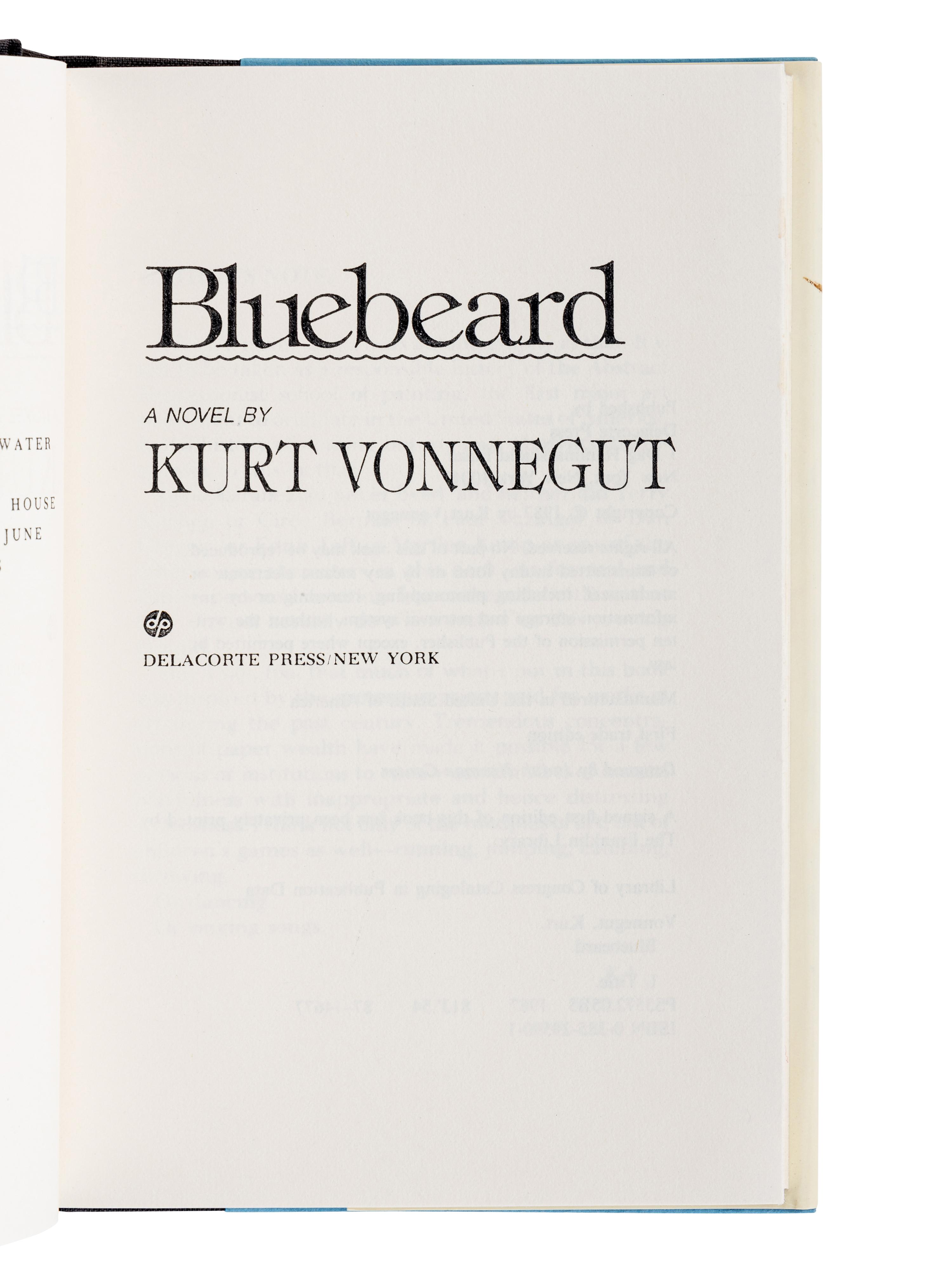 VONNEGUT, Kurt, Jr. (1922-2007). A group of 4 works by Vonnegut, comprising: