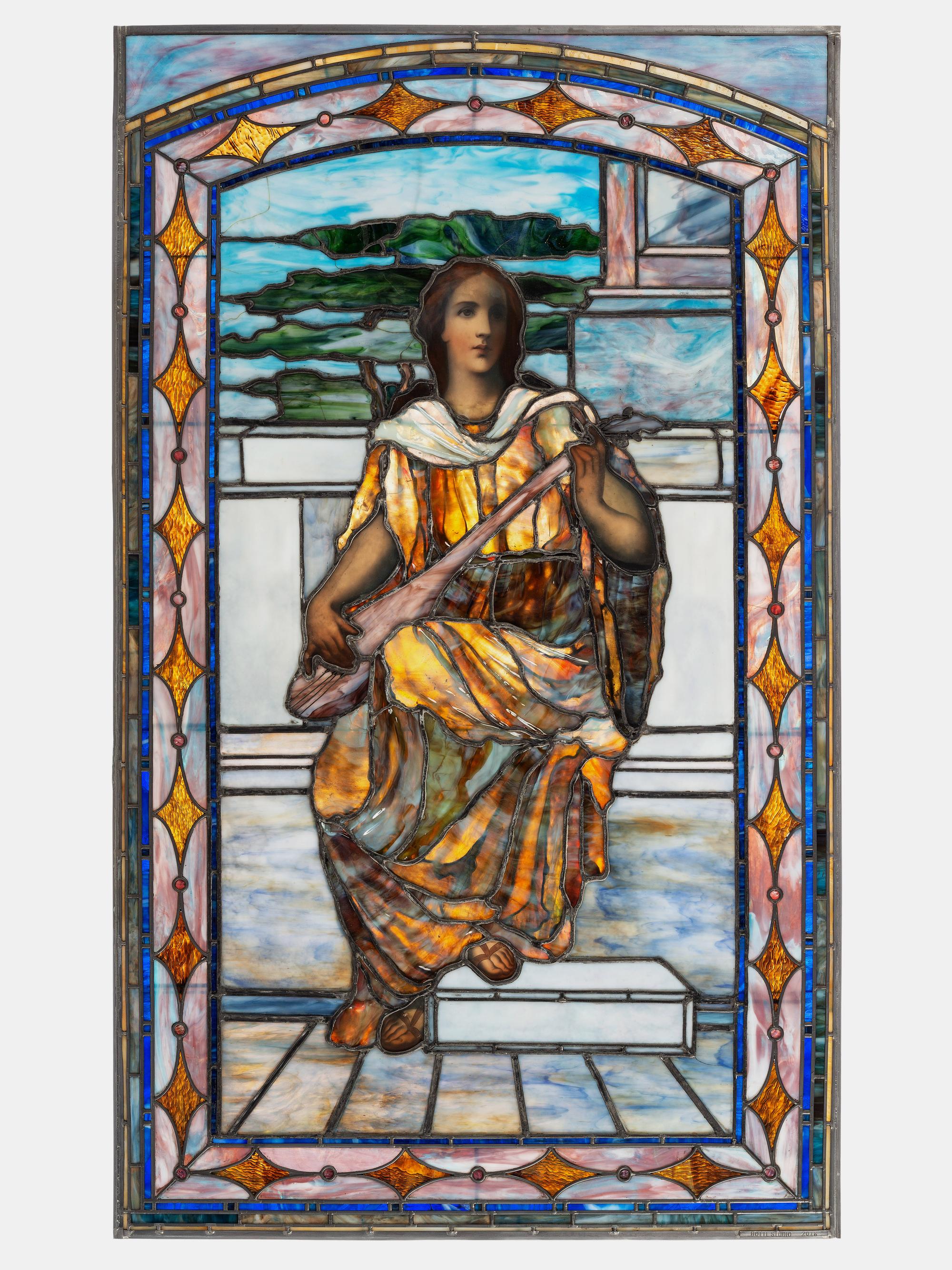 'Musician in the Cove' Window, c. 1890
