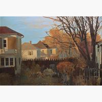 John Gordon (American, 21st Century) Alta's Yard, Winter Coming On