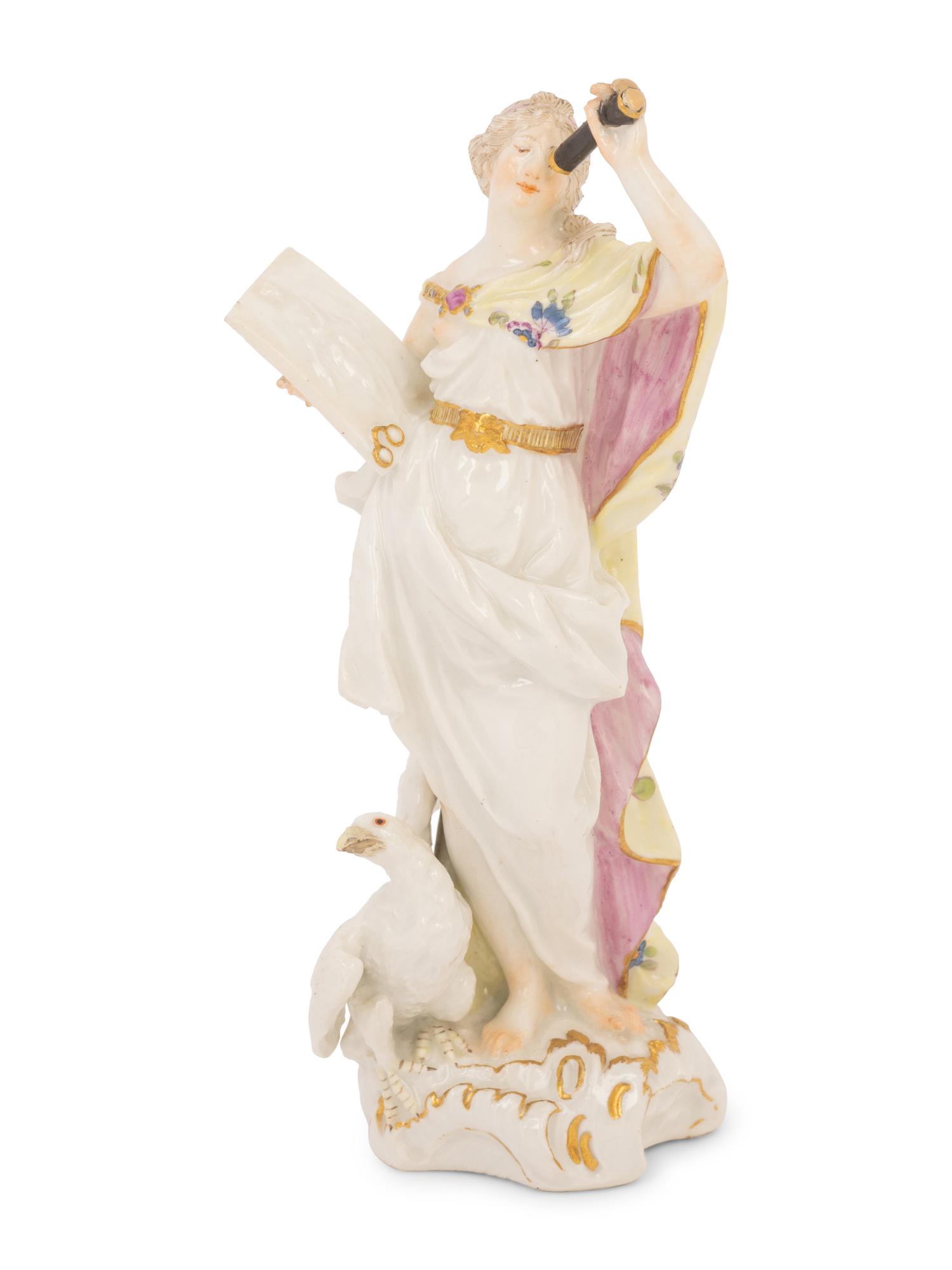 A Meissen Porcelain Figure Emblematic of Sight