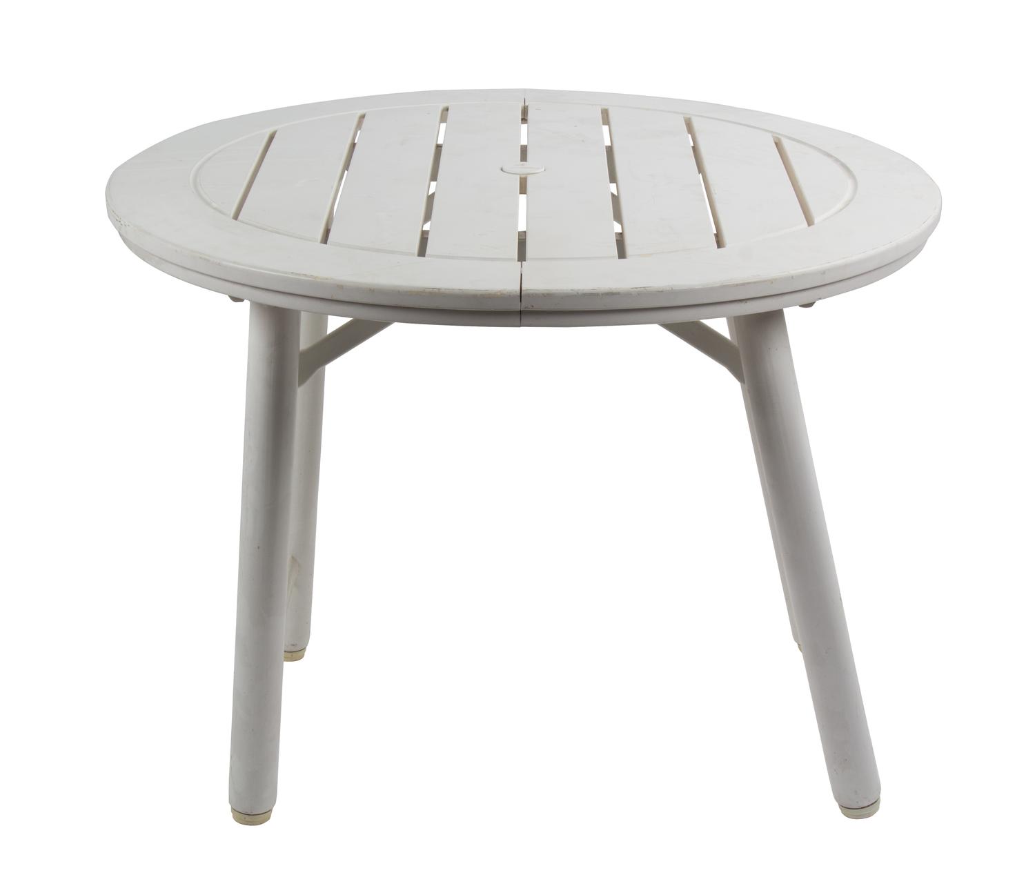A Collection of Pool Furniture Height of settee 27 inches x width 50 inches x depth 24 inches.