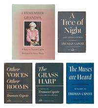 CAPOTE, Truman (1924-1984). A group of 5 FIRST EDITIONS, comprising: