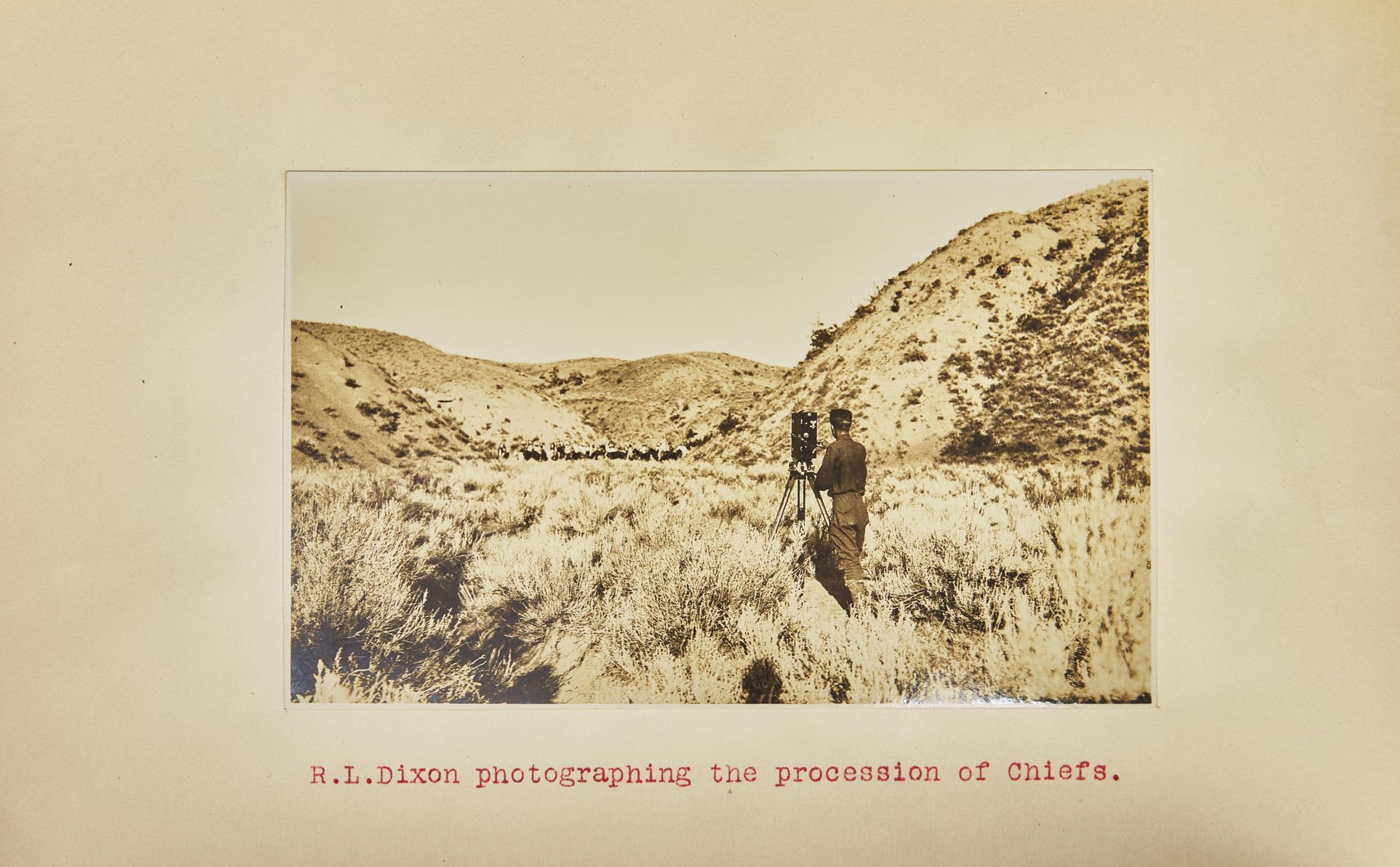 [Native Americana] [Dixon, Joseph K.] Diary of Dr. Joseph K. Dixon The Second Wanamaker Expedition to the North American Indian 1909-1910