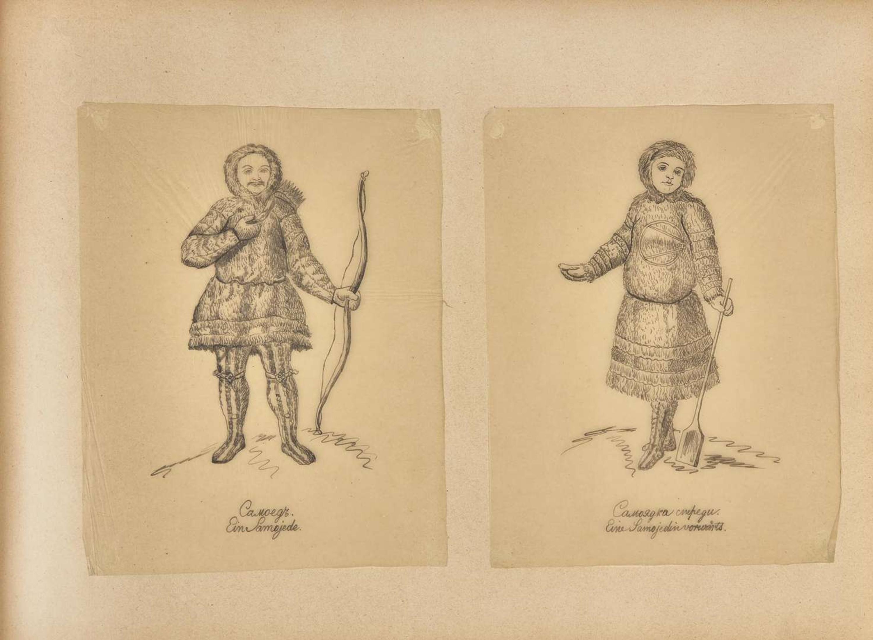 [Travel & Exploration] [Russia] Album of Original Illustrations of Russian Dress