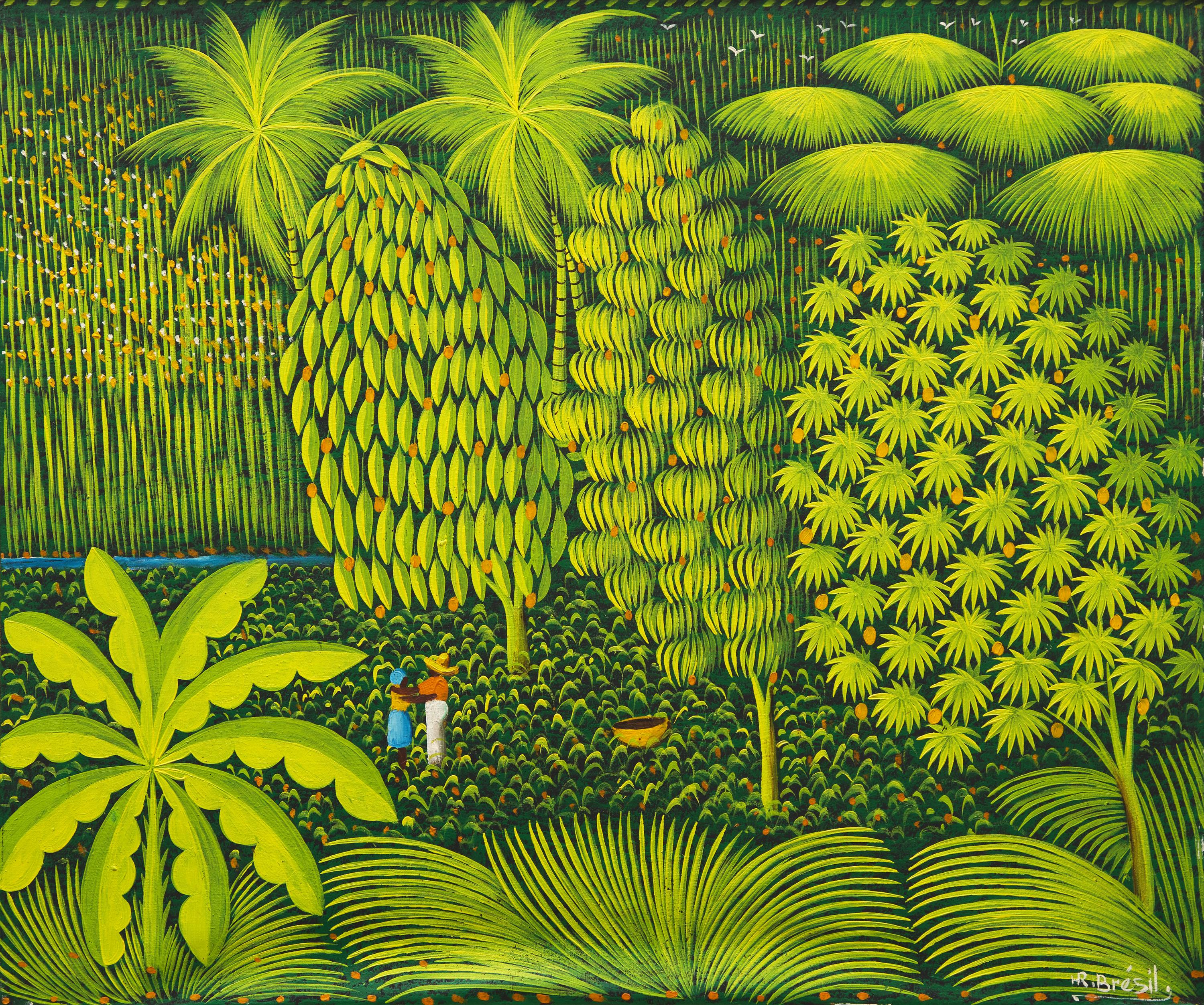 Couple in a Banana Grove