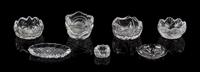 Seven Crystalina Table Articles Length of oval tray 7/8 inch. — Jim Irish